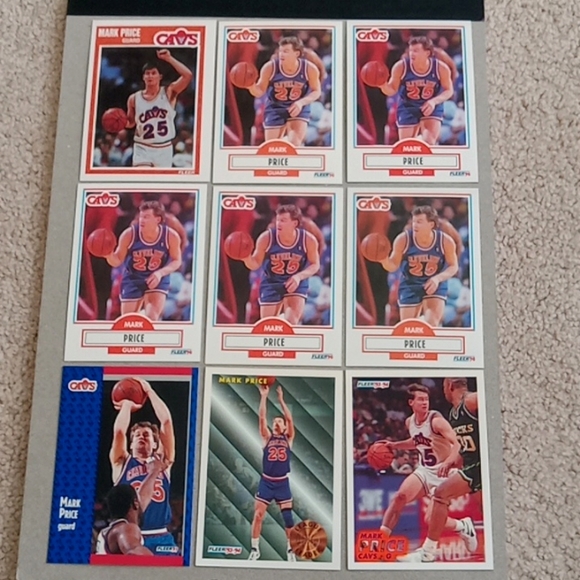 Lot of 36 Mark Price Cleveland Cavs basketball cards - Picture 2 of 16